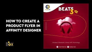 How to create a product flyer in Affinity Designer