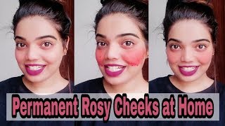 How to get Blushy cheeks  Naturally at Home || Super Easy & Affordable ||
