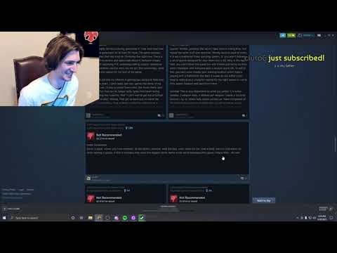 XQC REACTS TO NEW WORLD STEAM REVIEWS