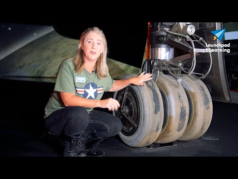 The Lockheed SR-71 Blackbird's METAL tires!