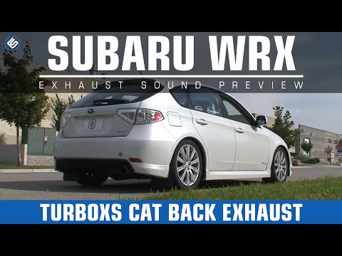 TurboXS 2008-14 Subaru WRX 5Dr Cat Back Exhaust Sound Clip