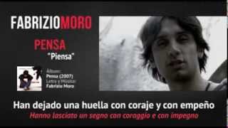 Fabrizio Moro - Pensa (Subtítulos en Español)
