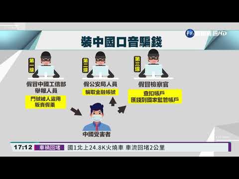 裝中國口音騙錢 警攻堅逮10名嫌犯