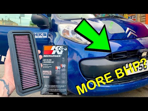 Why K&N Air Filters Suck. CityBug Cold Air Intake + K&N Filter Install + Testing (C1/107/Aygo)