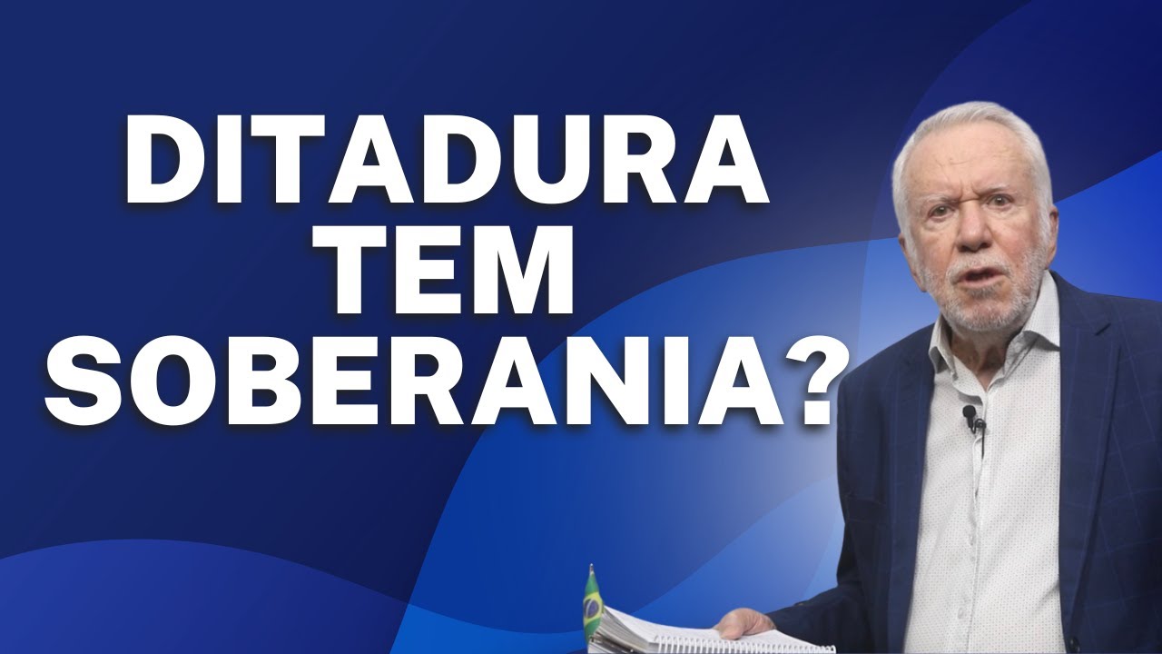 Ditador é aquele que tira a soberania, a Liberdade do povo - Artigo semanal de Alexandre Garcia