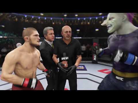 Khabib Nurmagomedov vs. Green Goblin (EA sports UFC 3) - CPU vs. CPU - Crazy UFC 👊🤪