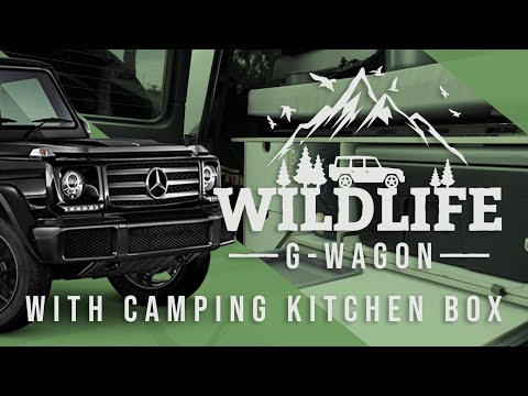 G-Class Offroad Camping Box with DIY Outdoor Kitchen | Roomtour | Mercedes G500 4x4 Minicamper