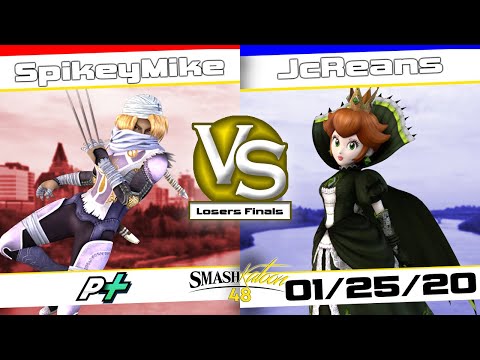 SpikeyMike (Sheik, Zelda) vs. JcReans (Peach, Falco, Mario, Fox) - Losers Finals - Smashkatoon 48