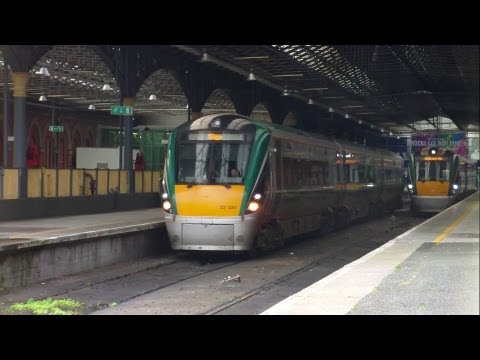 22000 Class DMU 22330 departing Connolly station
