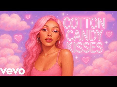 Doja Cat - COTTON CANDY KISSES  | Trap Pop Sultry R&B Playful Video 2025 (Lyrics Video)