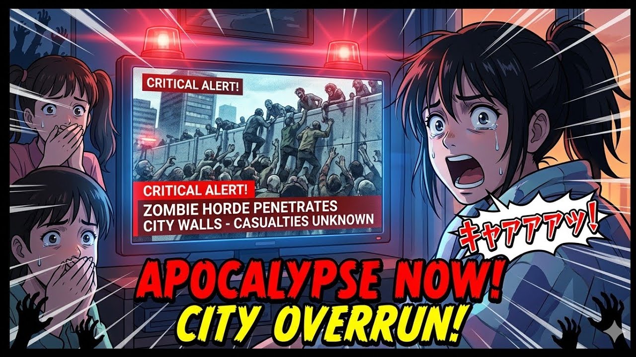 He Hid The Zombie Bite From Everyone… 💔🧟‍♂️ | 🚂 Last train survival journey||Ghibli Style Story 🧟‍♂️