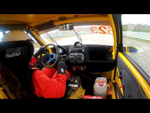 I runda Mistrzostw Polski Rallycross Słomczyn 2023 Pogoda Mateusz Fiat Seicento