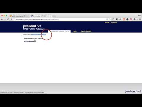 Teil 36: Mehrsprachige Websites - Seitenübersetzungen anlegen (TYPO3 7 LTS für Redakteure)