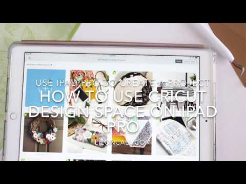 How to use iPad Pro, Procreate App and Cricut Design...