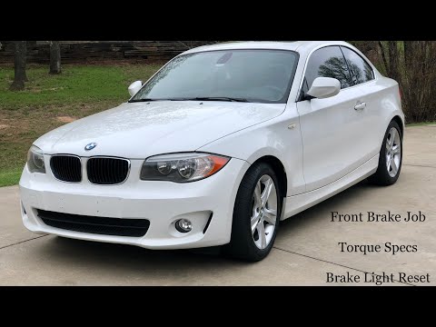 2012 BMW 128i E82 Front Pad and Rotor Replacement