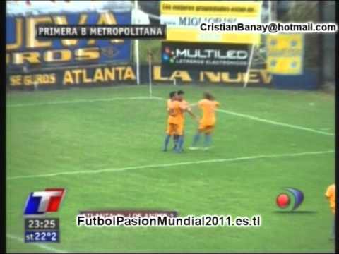 Atlanta  4 Los Andes 1 Primera B Metropolitana B 2010-11  ( Resumen Completo)