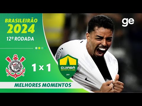 Gols e lances de Corinthians x Cuiabá