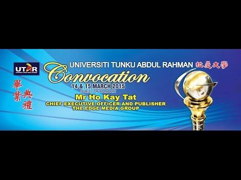 UTAR 2015 March Convocation Session 4 on 15 March 2015