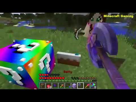 Minecraft MR RAINBOW CHALLENGE GAMES - Lucky Block Mod - Modded Mini-Game