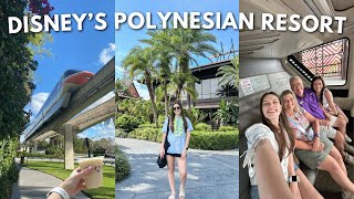 DISNEY WORLD VLOG! — Polynesian Resort Day, monorail hopping, Steakhouse 71, Disney Springs & more!