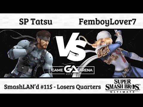 SmashLAN'd 115: SP Tatsu (Snake) vs. FemboyLover7 (Sheik) - Losers Quarters