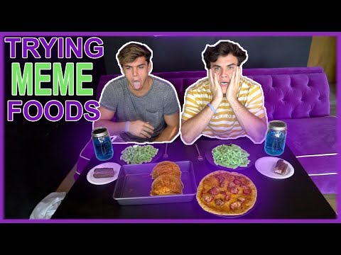 MAKING MEME FOOD/COOKING WITH THE DOLAN TWINS