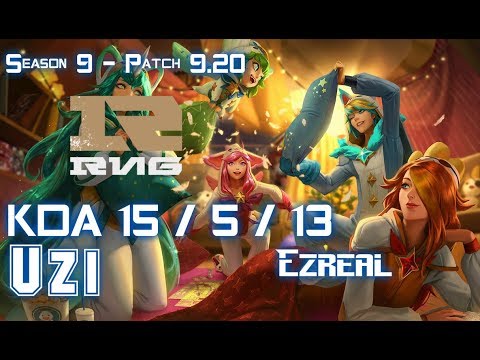 RGN Uzi EZREAL vs VEIGAR Bot - Patch 9.20 EUW Ranked