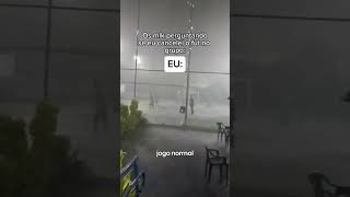 Cancelar o fut? AQUI JAMAIS! 🌧️⚽/Cancel the soccer match? NEVER here! 🌧️⚽