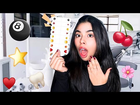 PRUEBO TATUAJES PARA LOS DIENTES🙀🦷🍒🎱