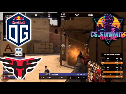 🇪🇺 OG vs 🇩🇰 HEROIC MIRAGE HIGHLIGHTS - cs summit 6 Lower bracket final