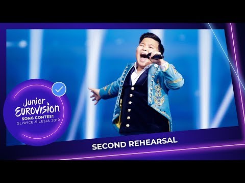 Kazakhstan 🇰🇿 - Yerzhan Maxim - Armanyńnan Qalma - Second Rehearsal - Junior Eurovision 2019