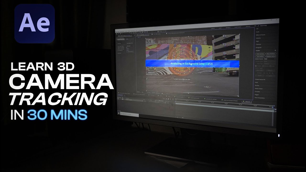 Complete 3D Camera Tracking Tutorial in After Effects - Hindi