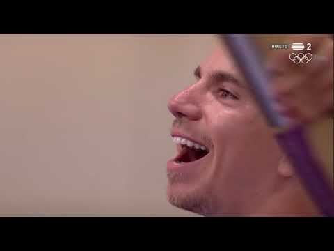 Hino nacional de Portugal - medalha de ouro de Iuri Leitão e Rui Oliveira, Jogos Olímpicos de Paris