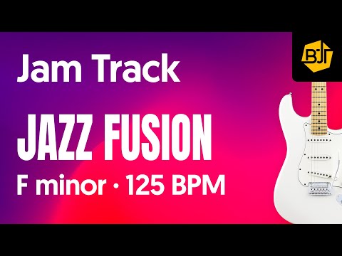Jazz Fusion Jam Track in F minor "Morning Star" - BJT #129