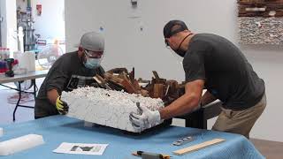 Leonardo Drew Install - Behind the Scenes video