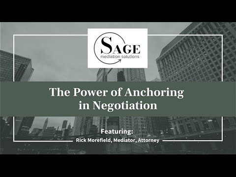 The Power of Anchoring in Negotiation | Why Making the First Offer Often Wins