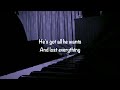 King Of Nothing BoyWithUke Piano Cover W Lyrics Sheet Music