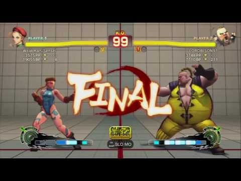 SSF4AE - Cammy (Weakman-Sensei) Vs Rufus (LORDBISON91)