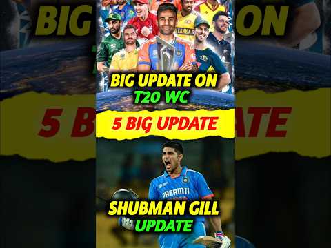 Big Update on T20 WC 😱 Shubman Gill Comeback 🔥