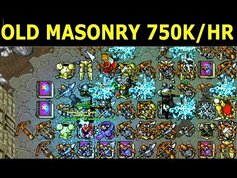 Tibia · Hunt Guide 2019 · MS/ED 70+ · 750K/H · Old Masonry (Solo Hunting)