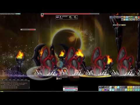 Lvl250 Soul master / Dawn warrior vs Chaos vellum solo [MapleStory Hyper Burning]