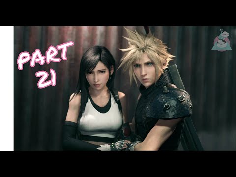 FINAL FANTASY 7 REMAKE Gameplay Walkthrough Part 21  [PS4 PRO] - No Commentary.