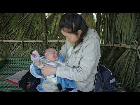 Full video -The day a single mother built a bamboo house alone to live in a new place