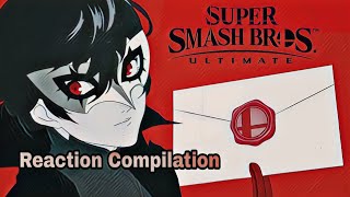 Super Smash Bros Ultimate - Persona 5 Joker Fighter Reveal Trailer - Reaction Compilation