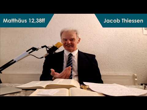 Bibelstunde von Jacob Thiessen Mittwoch 25.03.2020