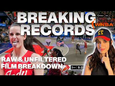 A FIREY Caitlin Clark CAN'T be stopped! FIlm breakdown of the Fever vs Valkyries game
