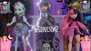 Funny Videos bringing Toy Dolls to LIFE | Wednesday Addams | Monster High | AI | Clawdeen Draculaura