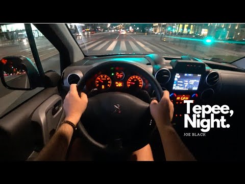 Peugeot Partner Tepee Night 1,6 BlueHDi 100 HP 4K | POV Test Drive #095 Joe Black