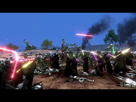 2000 Battle Droid and Storm Trooper vs 100 Laser Knight