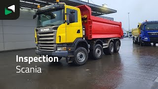 شاحنة قلابة Scania G420 G 8X4 8x6 18m3 KH Kipper Steel suspension Big-Axle Euro 4 | صورة 4 - Autoline